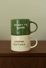 Kubek ceramiczny „Ready to shine” zielony