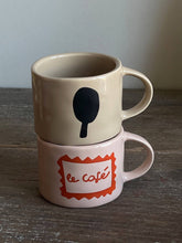 Kubek ceramiczny Le Cafè – Jasnoróżowy, 350 ml – Idealny do kawy i herbaty