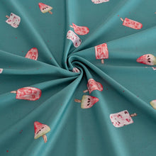 UV Lycra Truskawkowe Lody (turkus)