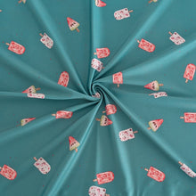 UV Lycra Truskawkowe Lody (turkus)