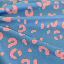 Lycra UV - neon - Leo Coral Blue