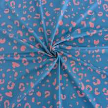 Lycra UV - neon - Leo Coral Blue