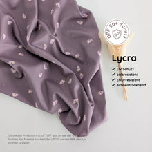 Lycra UV Pastell Blossom liliowy