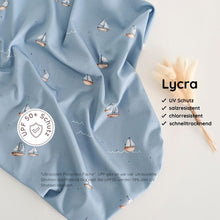 Żagle UV Lycra łódź żaglowa niebieska