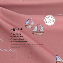 Lycra UV żaglówki różowe