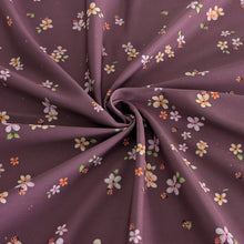 Lycra UV Streublumen ciemny fiolet