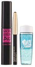 Lancôme Monsieur Big Mascara Gesichtspflege-Set 10 ml Mascara / No.1 Black + 0.7g Eyeliner / Mini Khôl Black + 30 ml Bi-Facil Eye Makeup Remover